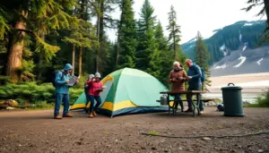 camping in olympic national park