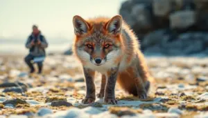 arctic fox summer coat